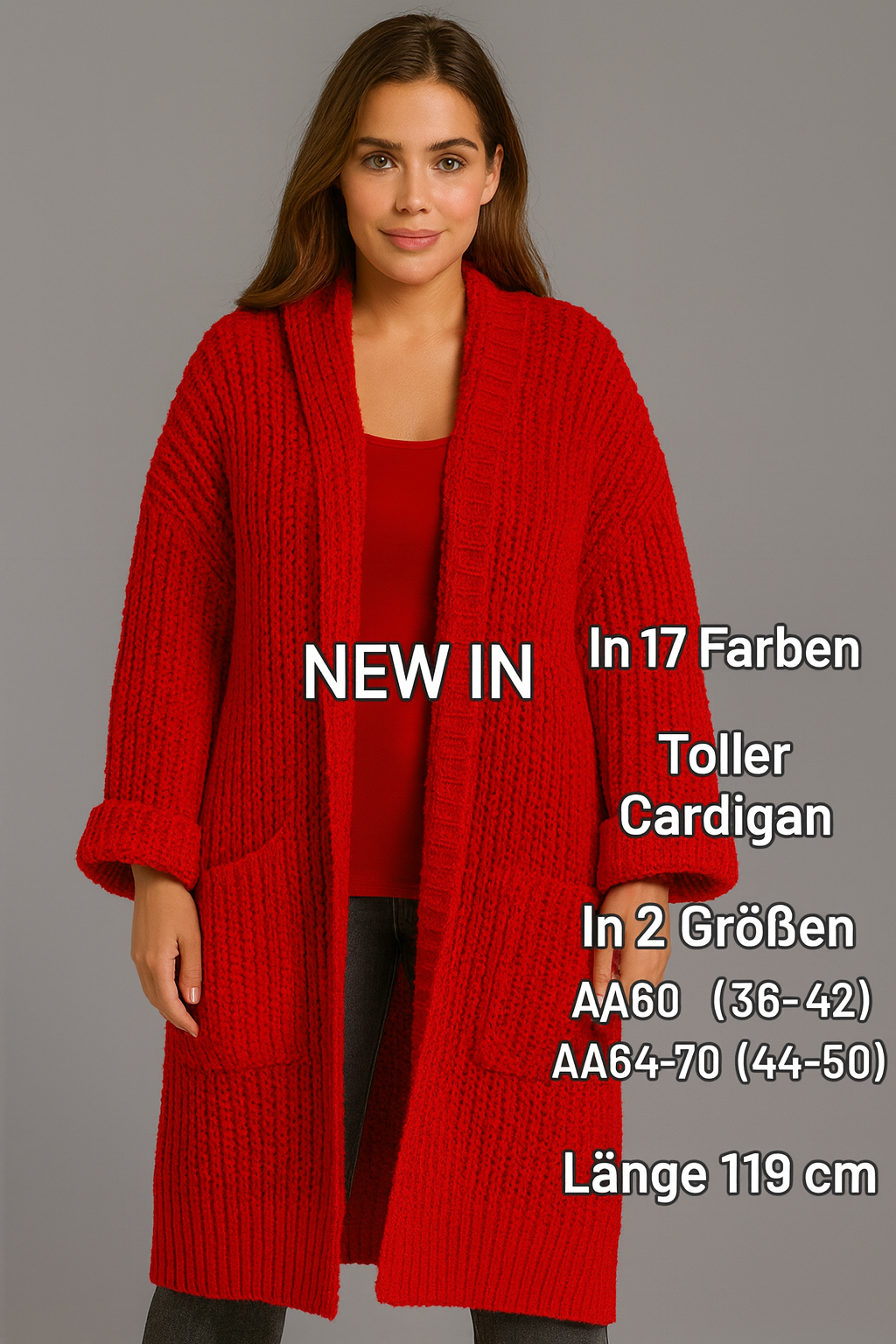 Mara Strickjacke Lang Cardigan