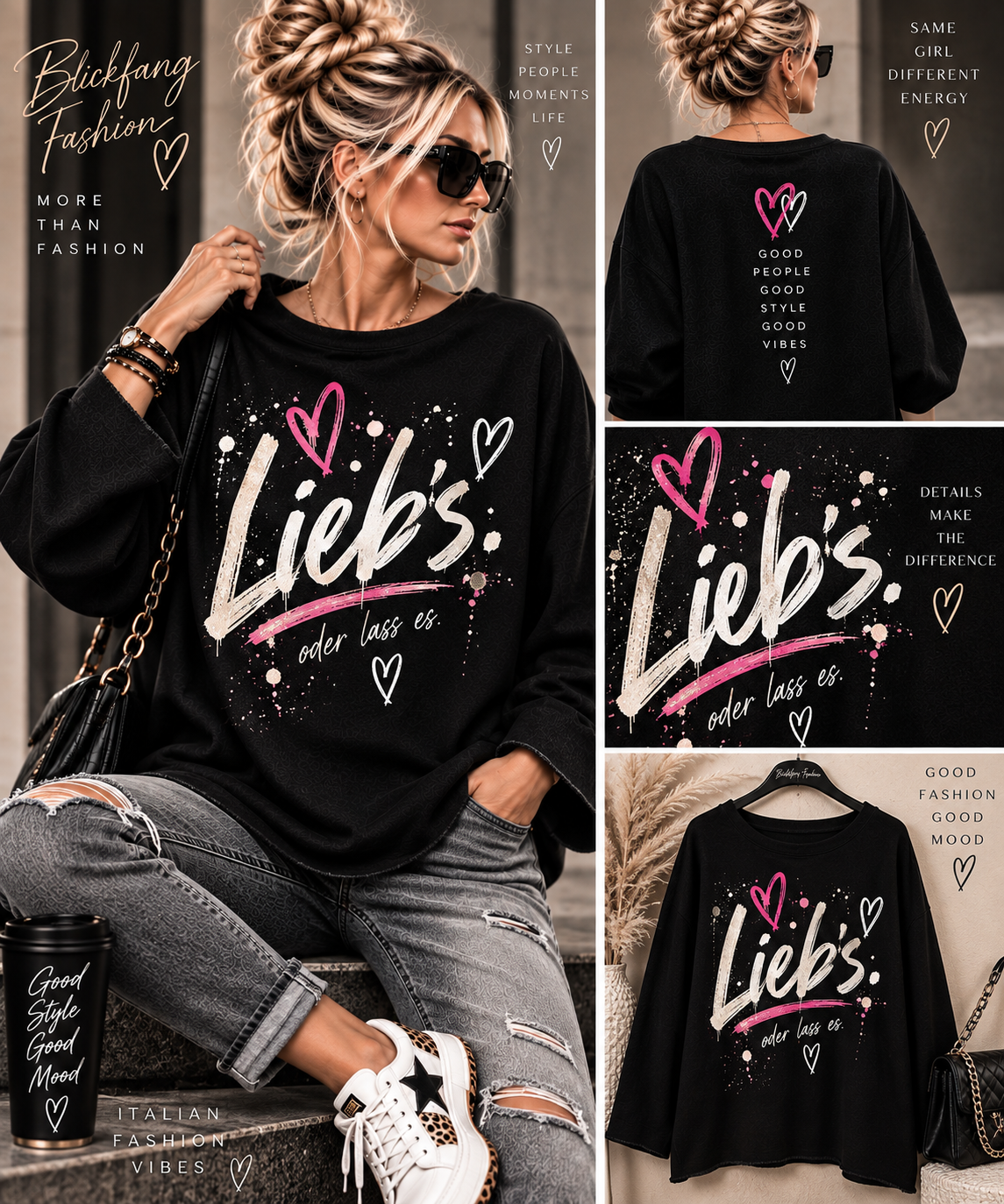 LIEB’S – oder lass es. | Statement Sweater