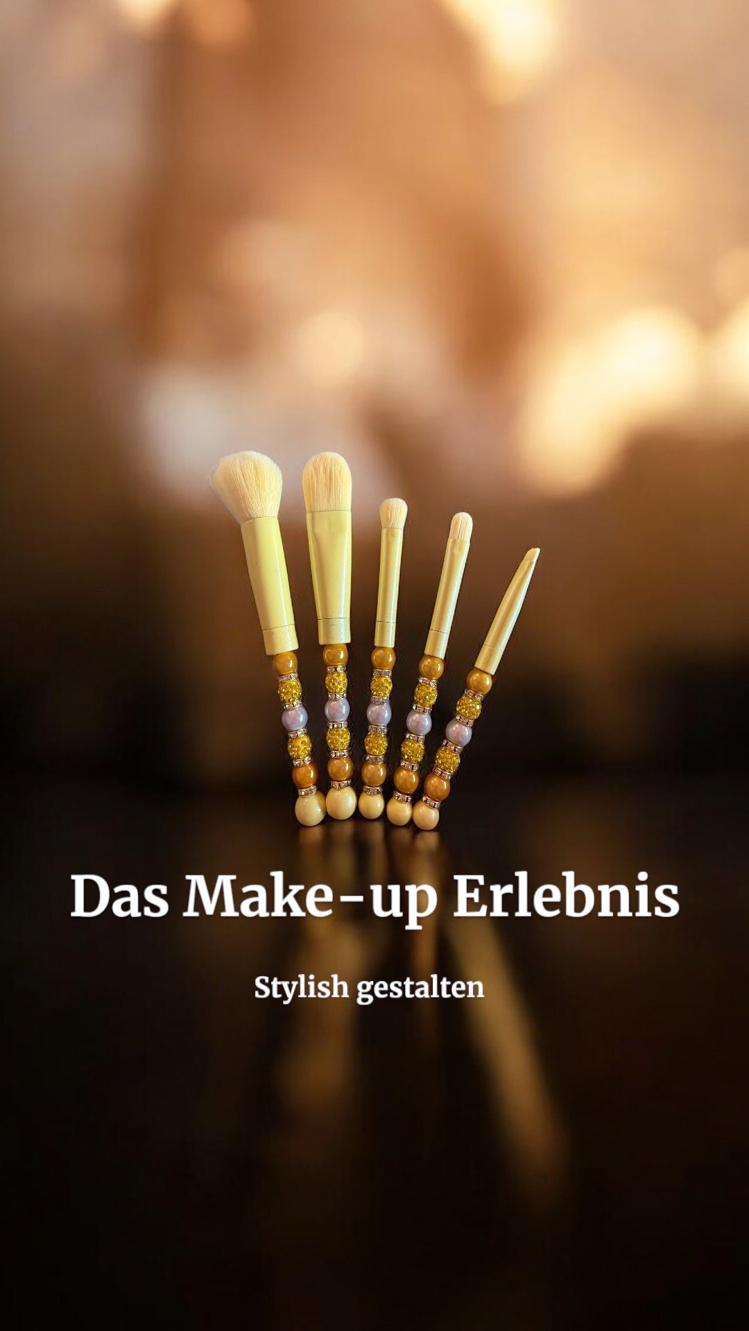 Handmade Glam – Make-up Pinsel Set der besonderen Art!
Einzigartig. Funkelnd. Mit Liebe gemacht.