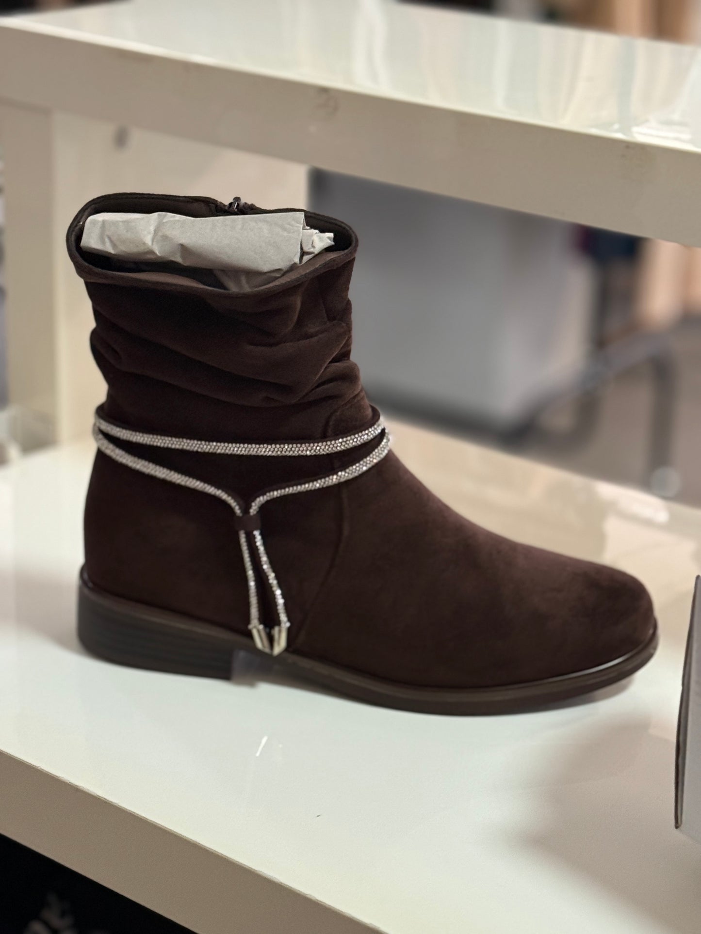 Glitzer Boots in der Trend Farbe 36-41