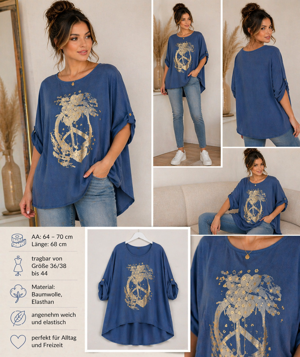 Statement Shirt Love & Peace