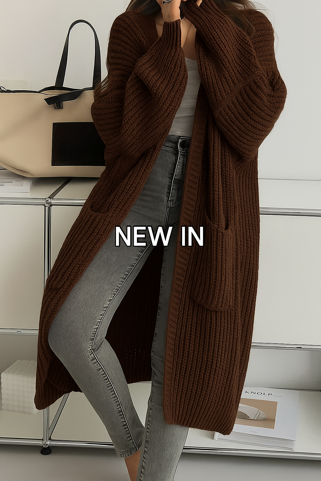 Mara Strickjacke Lang Cardigan