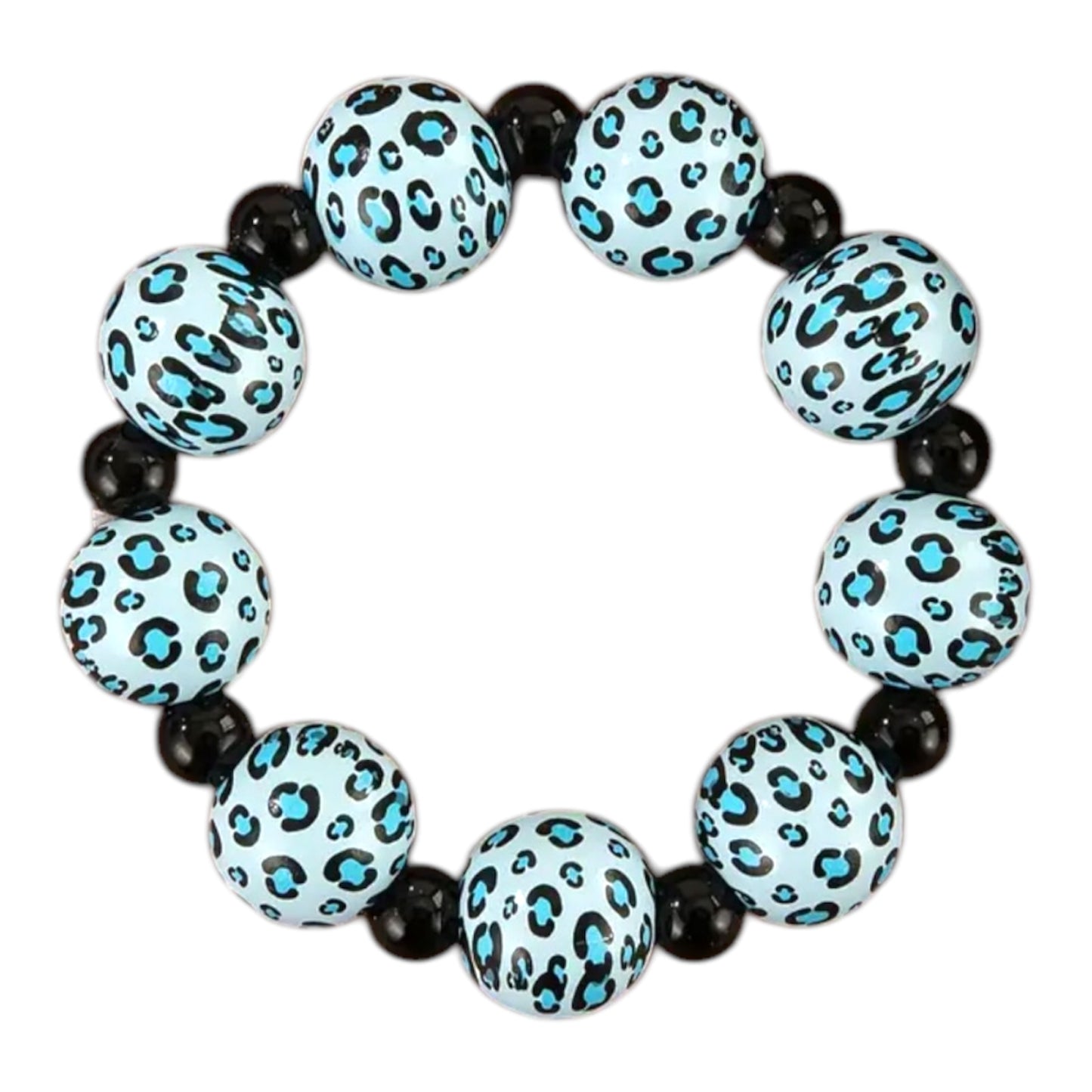 Armband mit Leo Muster Boho Vintage Style