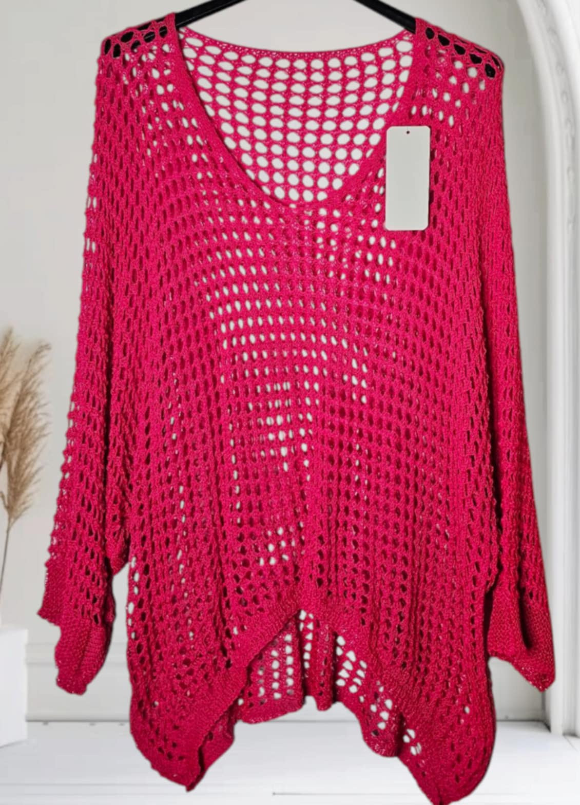 Grobstrick Netzpullover – Leichter Oversized-Look für jeden Anlass