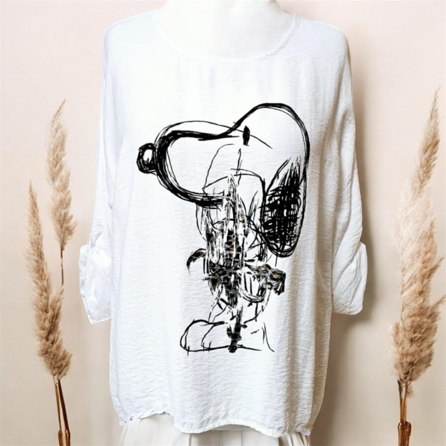 Stylisches Oversize Shirt mit Print