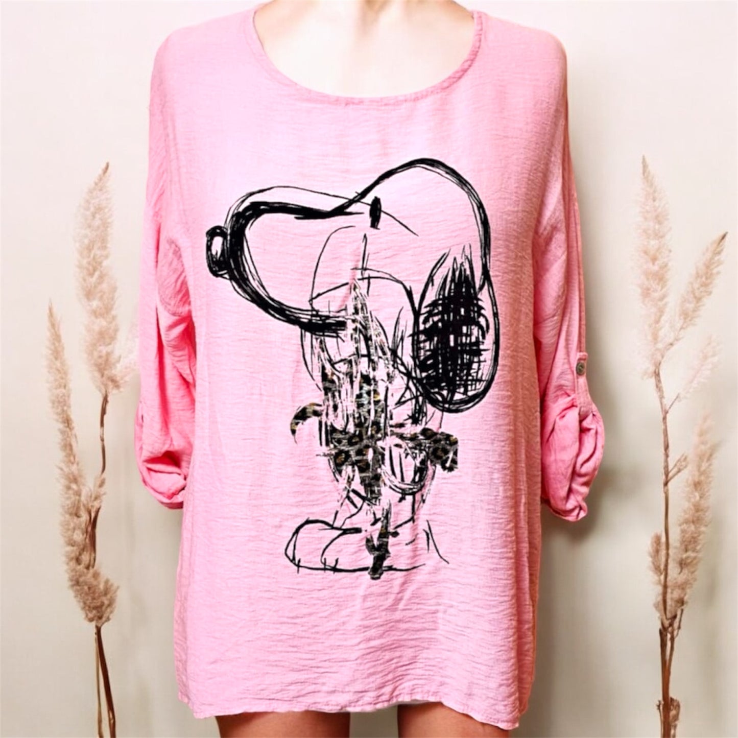 Stylisches Oversize Shirt mit Print