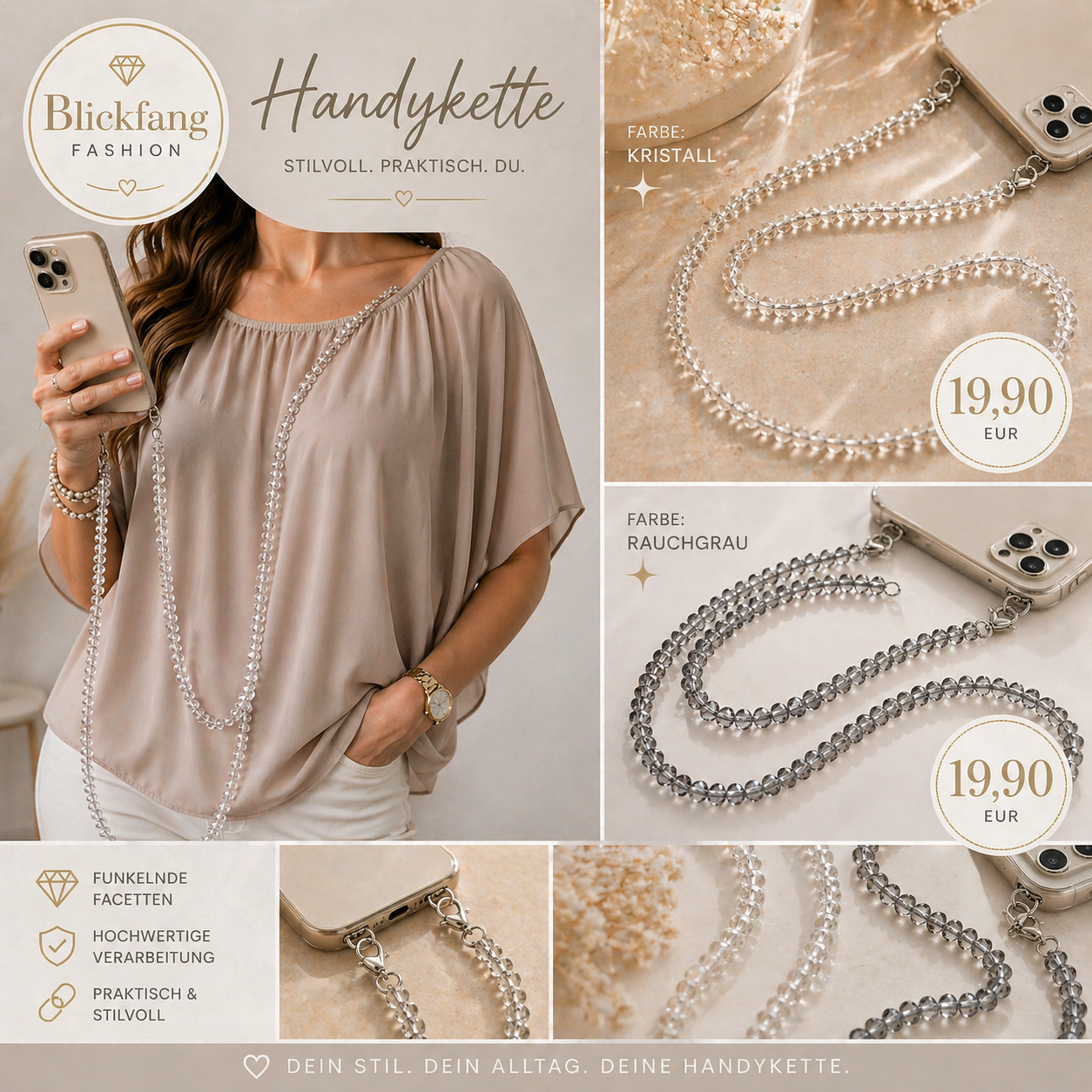 Stylische Handykette für alle Modelle