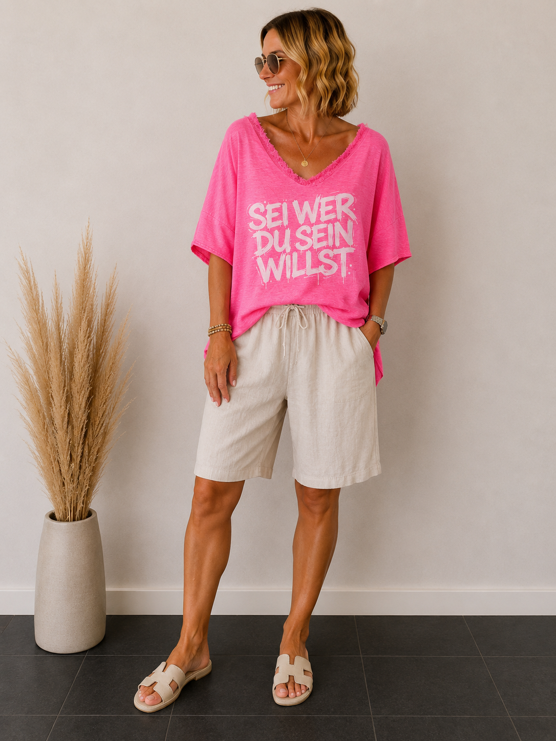 Statement Shirt - Sei wer du sein willst