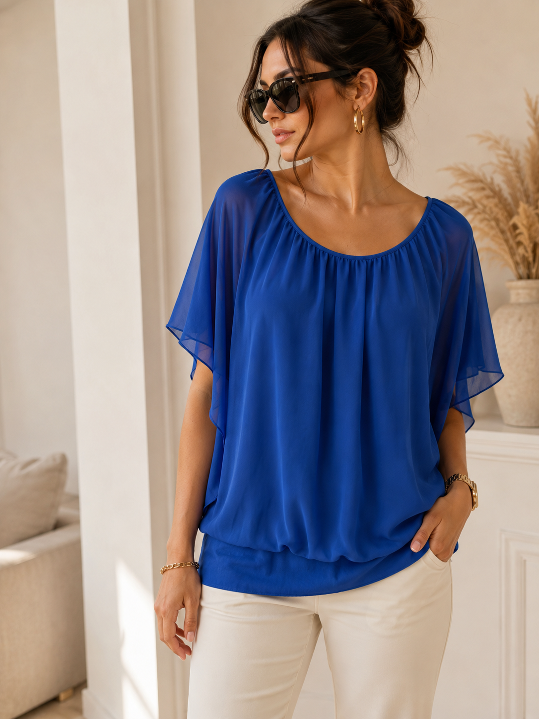 Bauchschmeichler Bluse 👚 in 8 Farben TOPSELLER