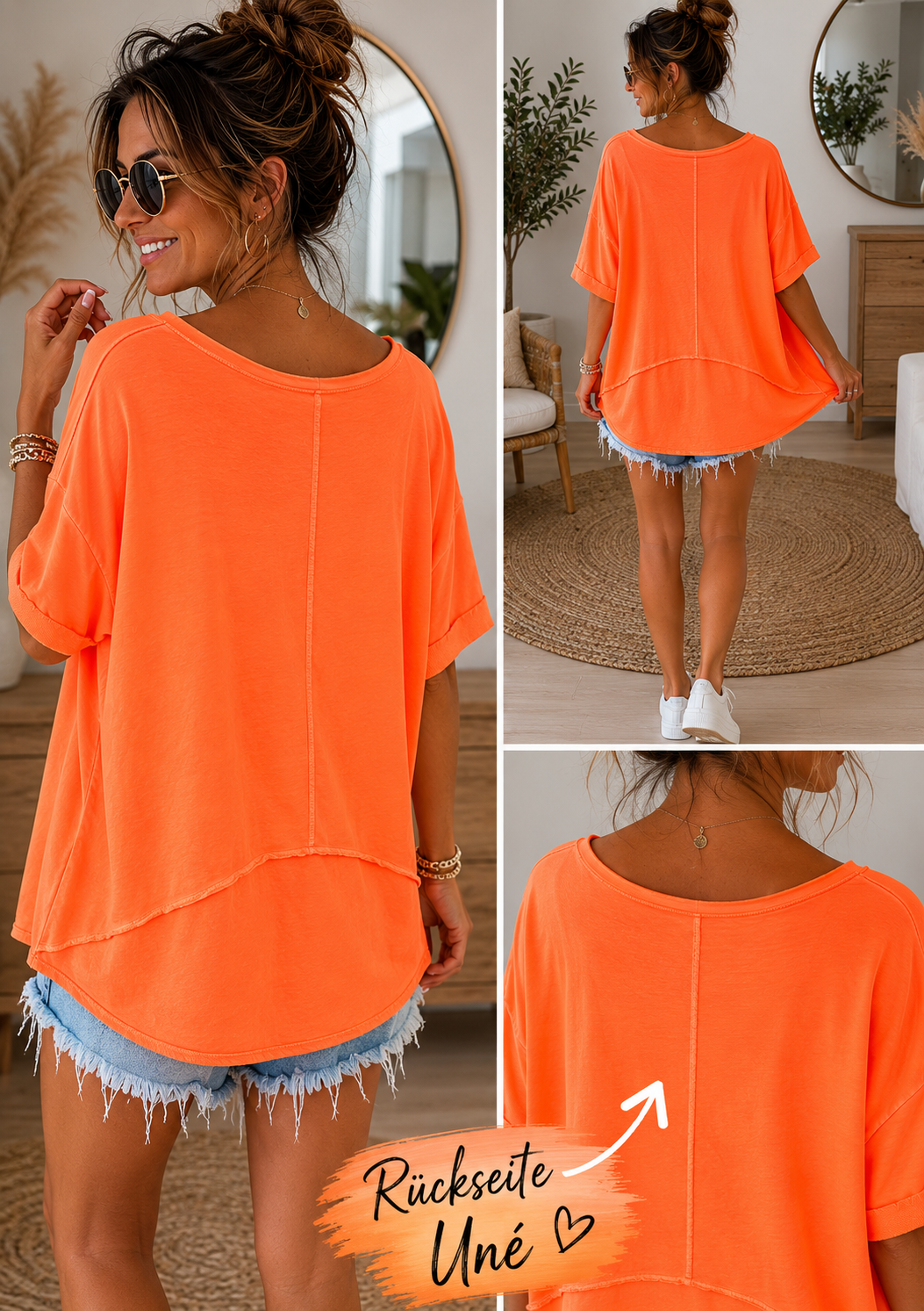 🧡 Statement Shirt „Merci Mon Amour“ 🧡