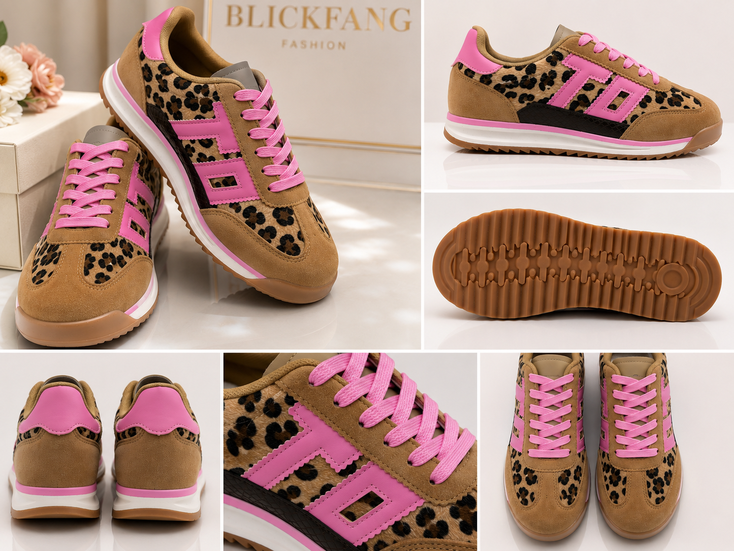 🩷 Leo Sneaker Pink – Trendiger Eyecatcher für jeden Look