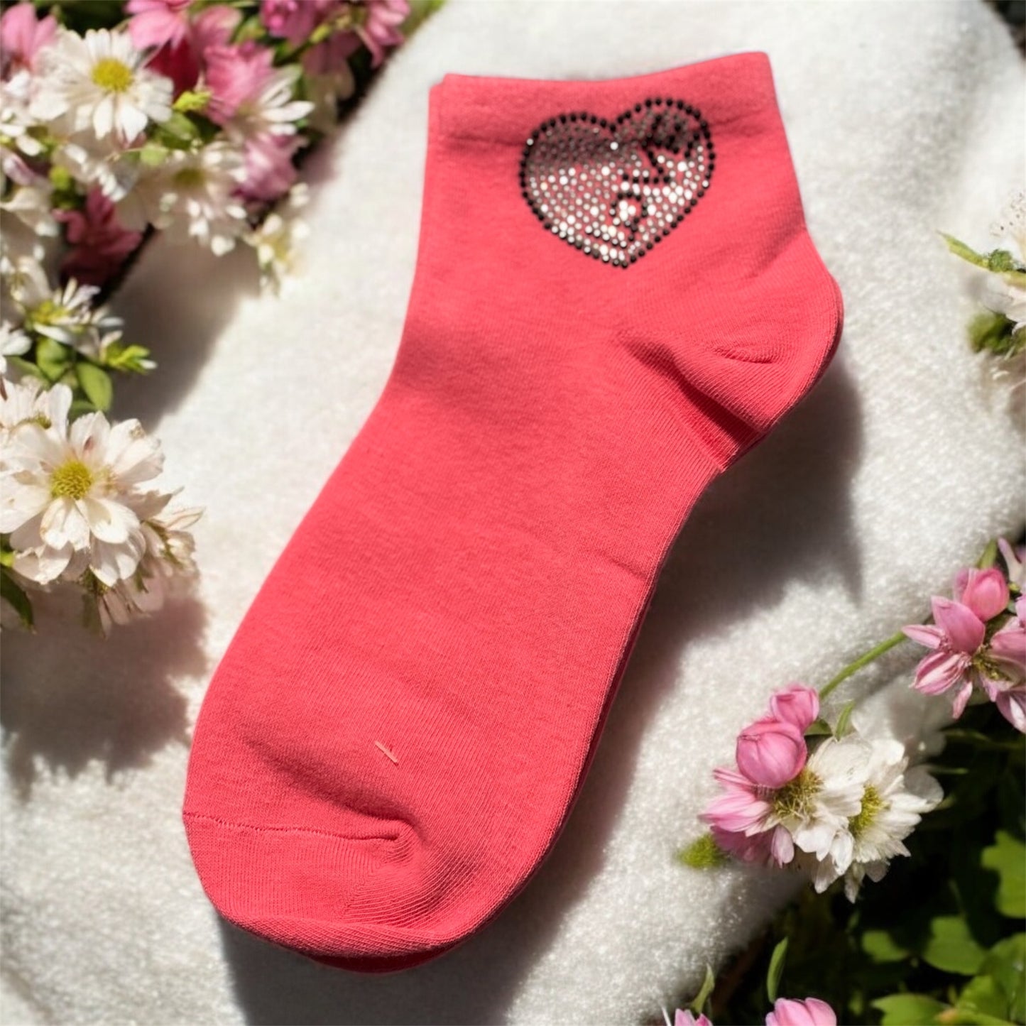 Socken LOVE mit Bling Bling