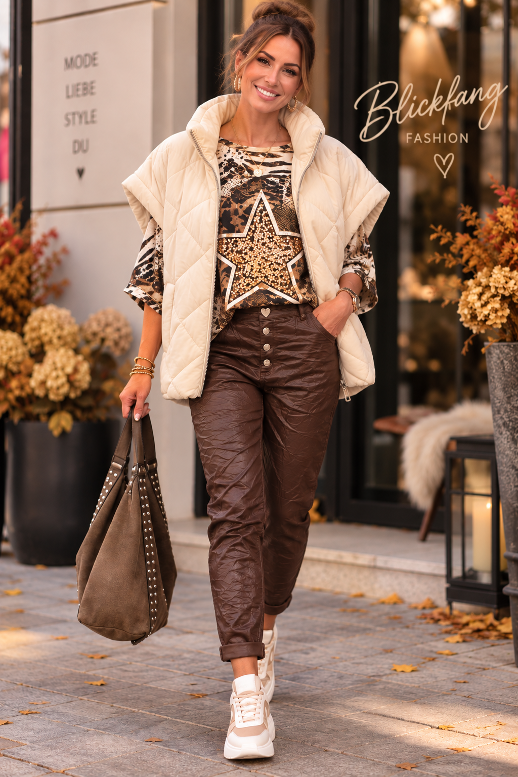 Leo Star Statement-Oberteil ✨ – dein neuer Herbst-Liebling | 38–46