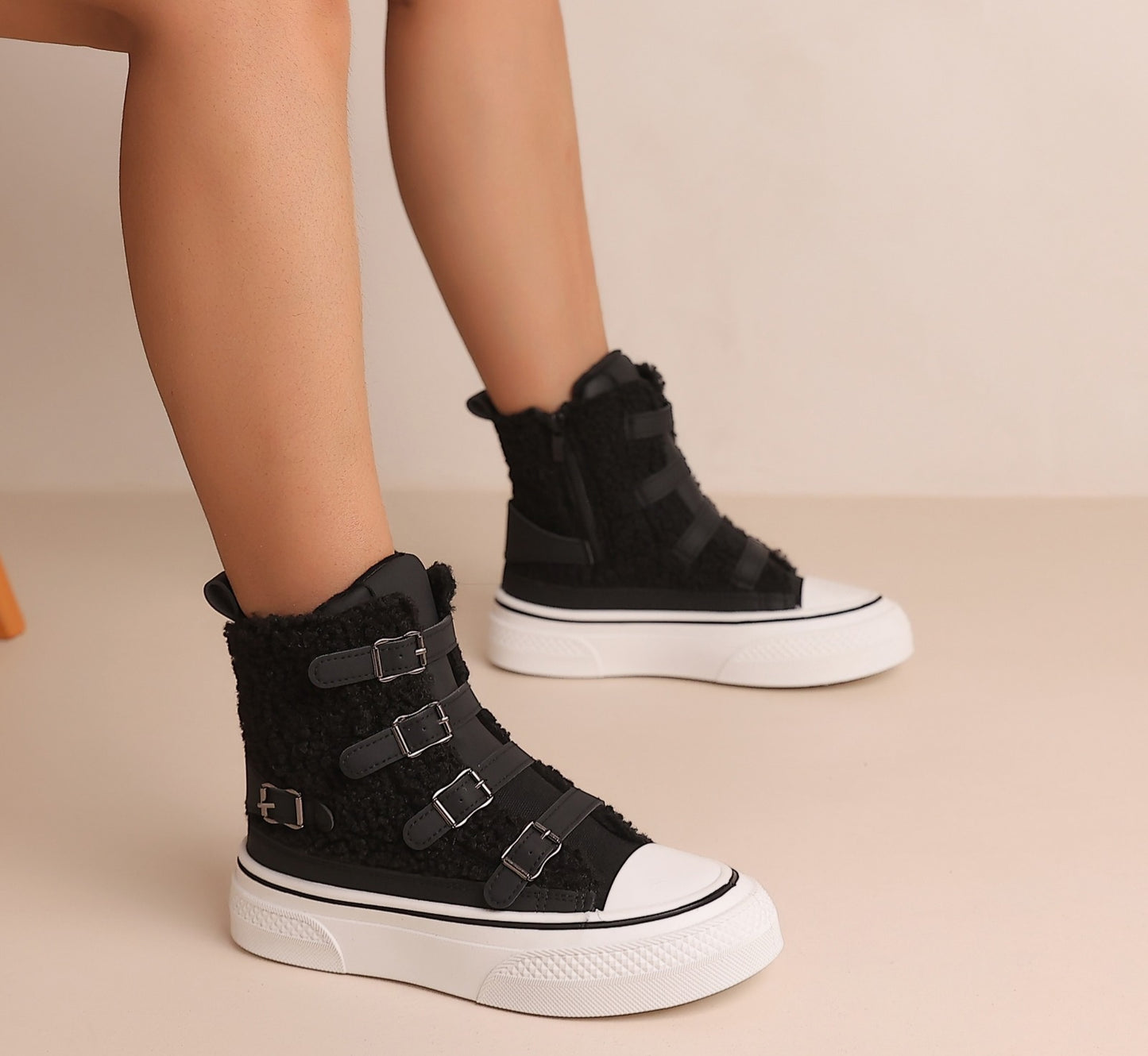 High Sneaker Teddy Boots Gr.37