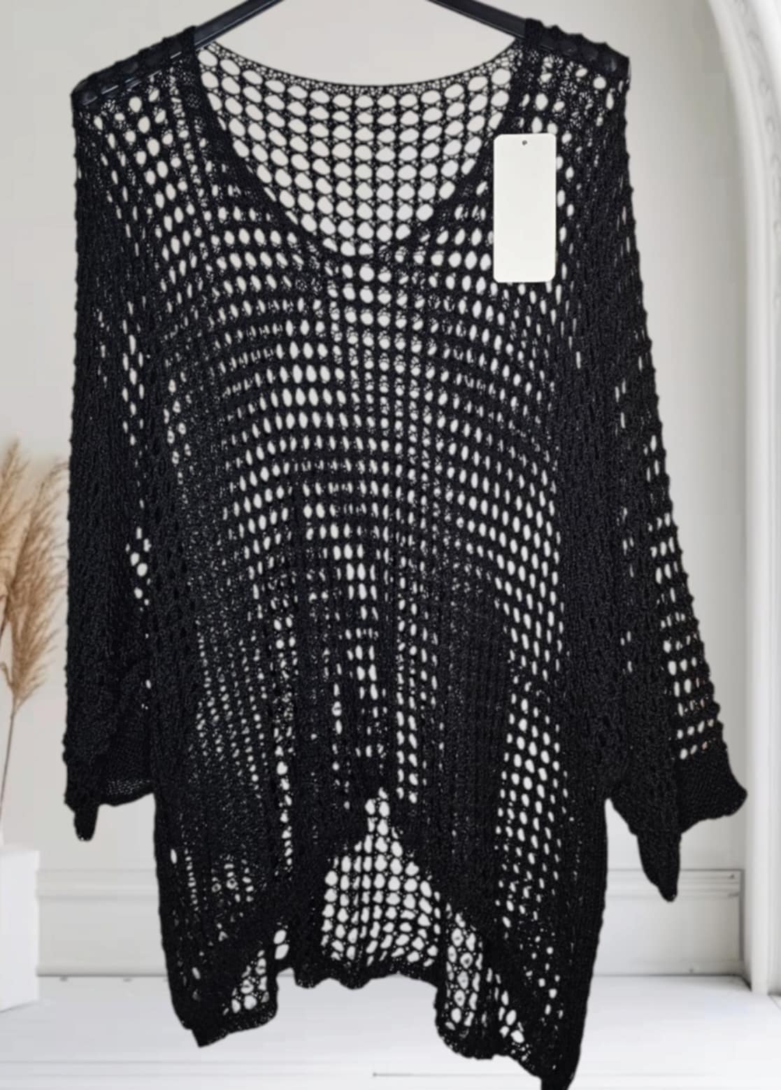 Grobstrick Netzpullover – Leichter Oversized-Look für jeden Anlass
