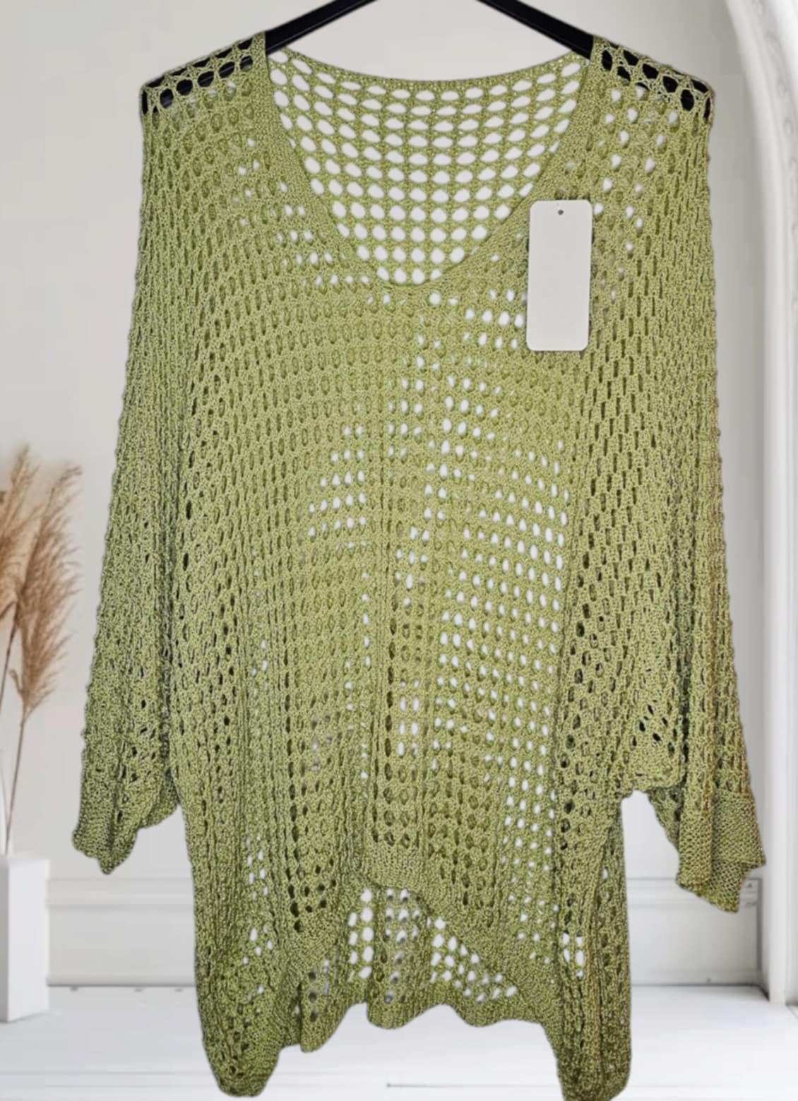 Grobstrick Netzpullover – Leichter Oversized-Look für jeden Anlass