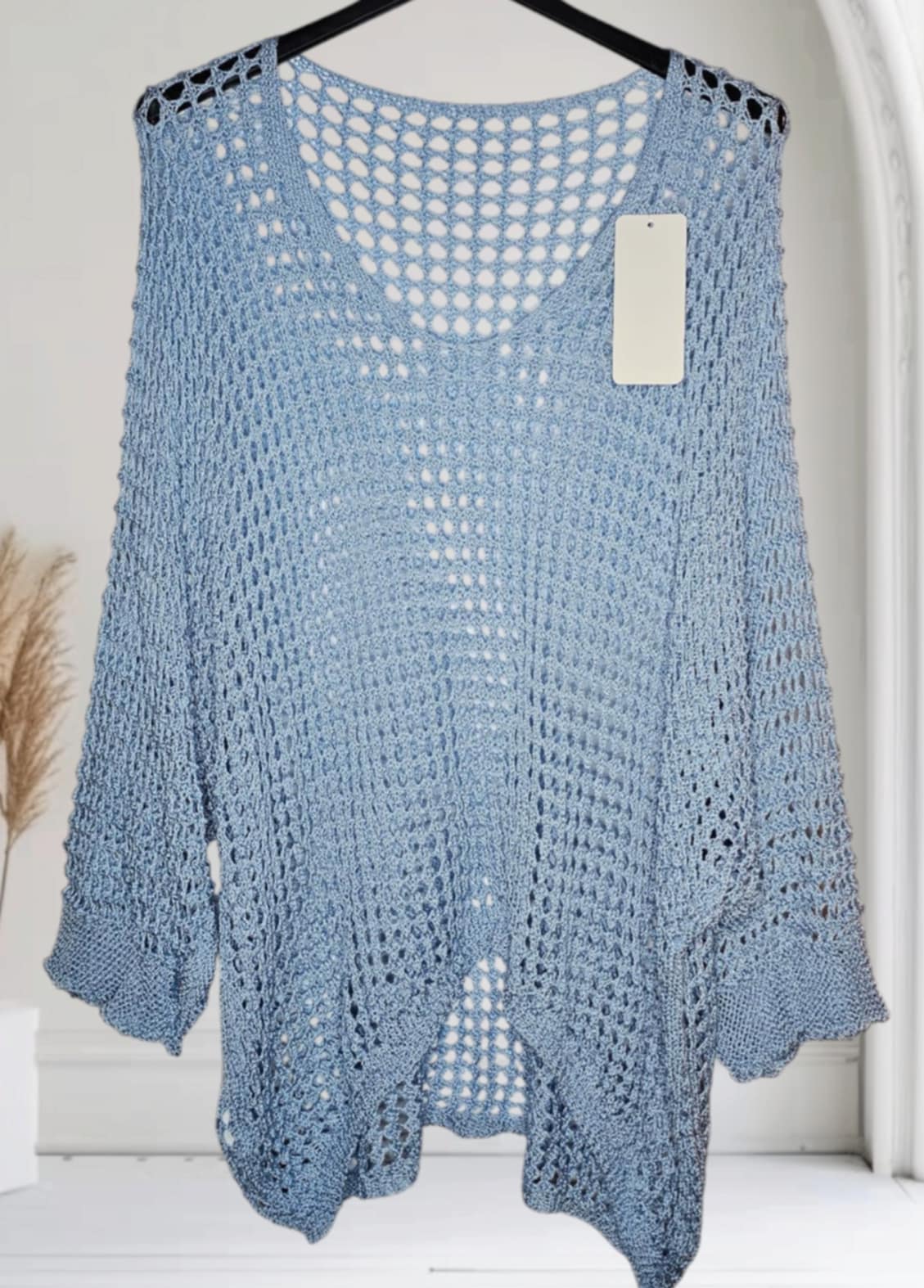 Grobstrick Netzpullover – Leichter Oversized-Look für jeden Anlass