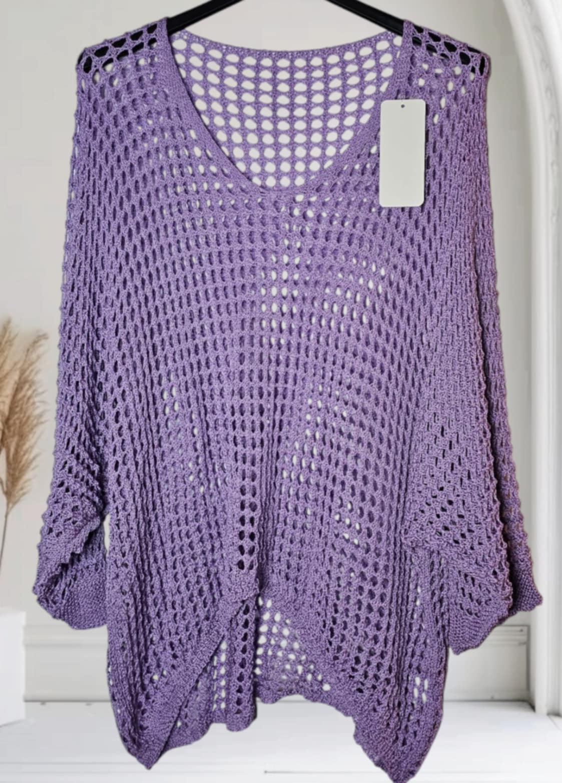 Grobstrick Netzpullover – Leichter Oversized-Look für jeden Anlass