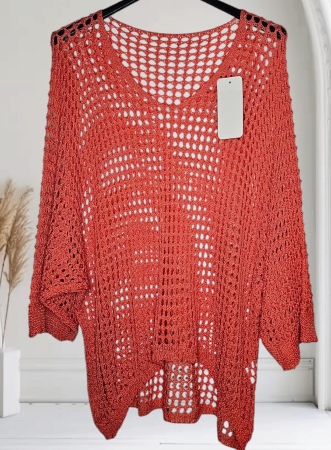 Grobstrick Netzpullover – Leichter Oversized-Look für jeden Anlass