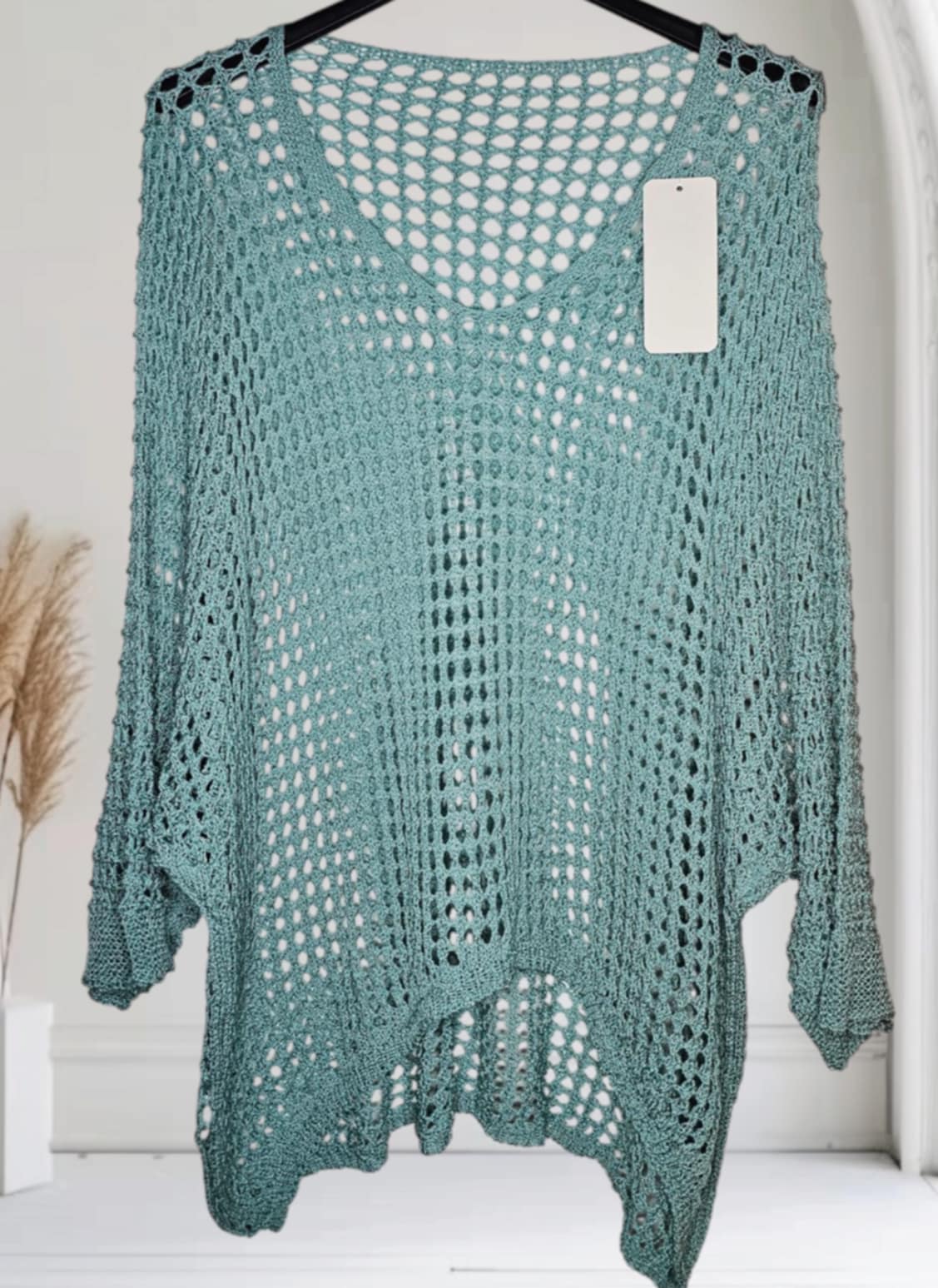 Grobstrick Netzpullover – Leichter Oversized-Look für jeden Anlass