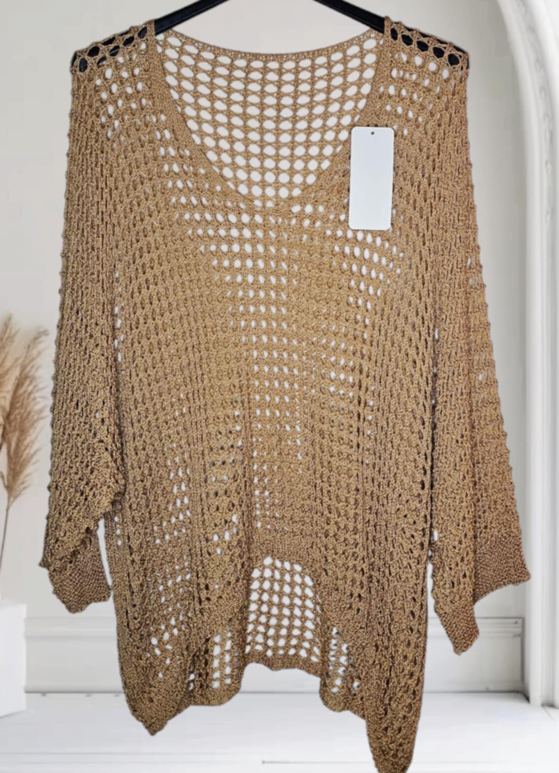 Grobstrick Netzpullover – Leichter Oversized-Look für jeden Anlass