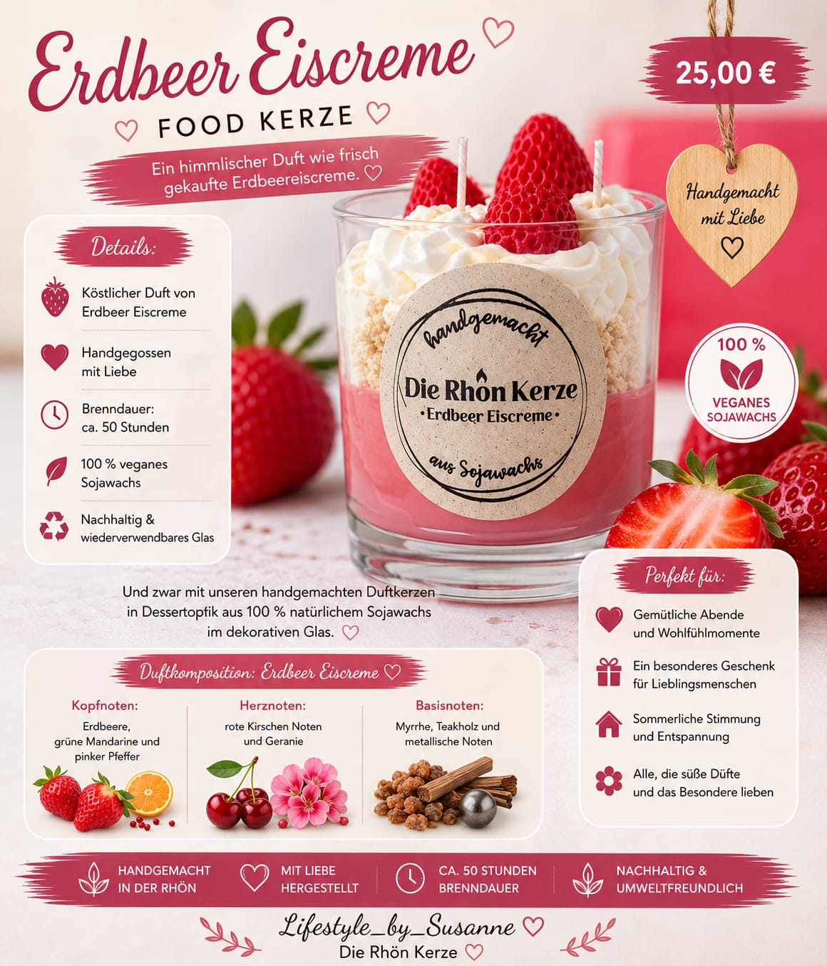 Handmade Duftkerzen