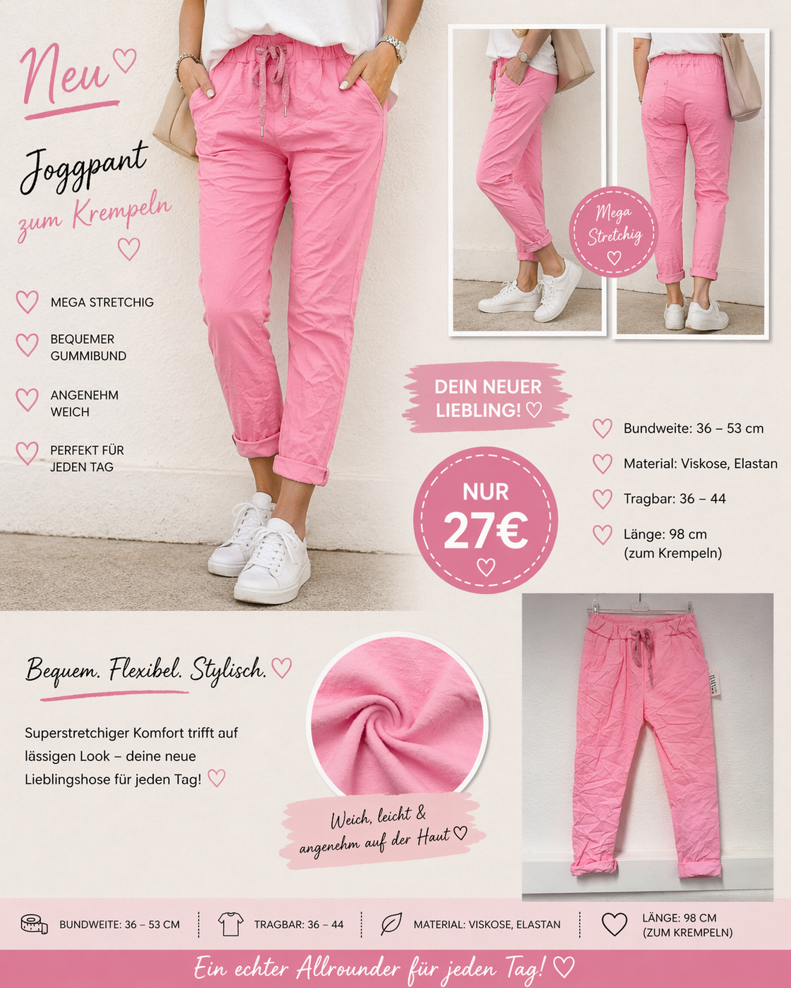 Joggpant Liebe 🥰 in 6 Farben