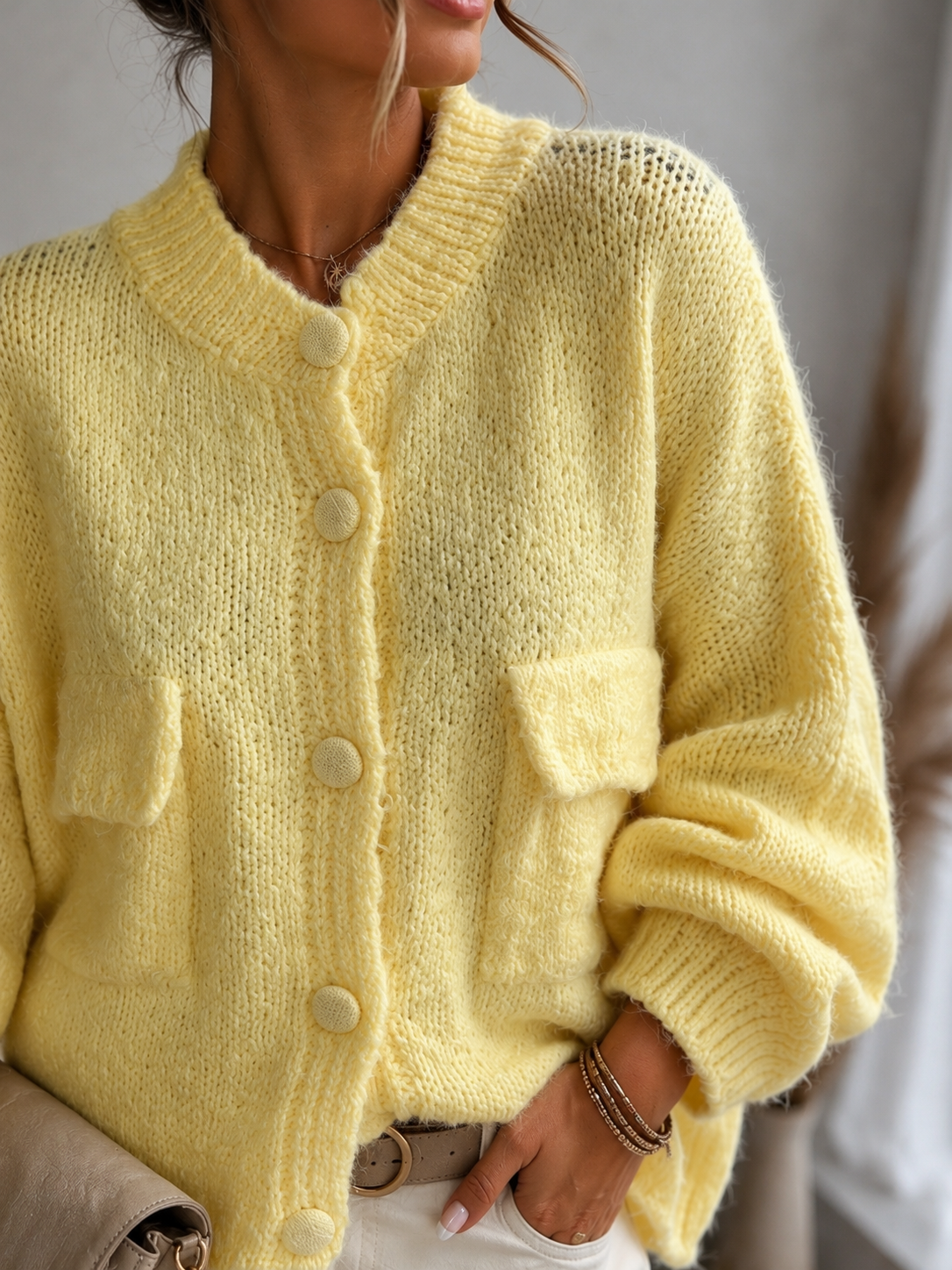 Premium Kuschel-Strickjacke – Weicher Cardigan in 9 Farben