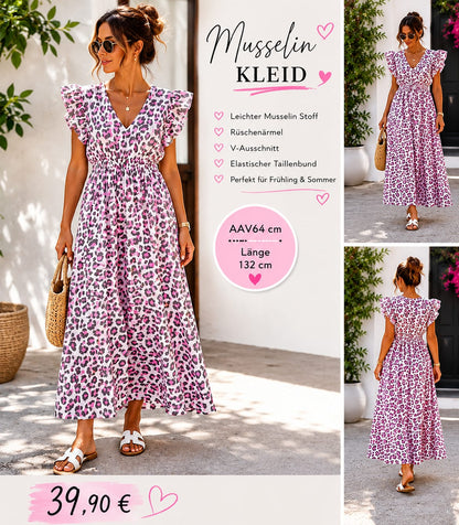 Musselin Leo Kleid