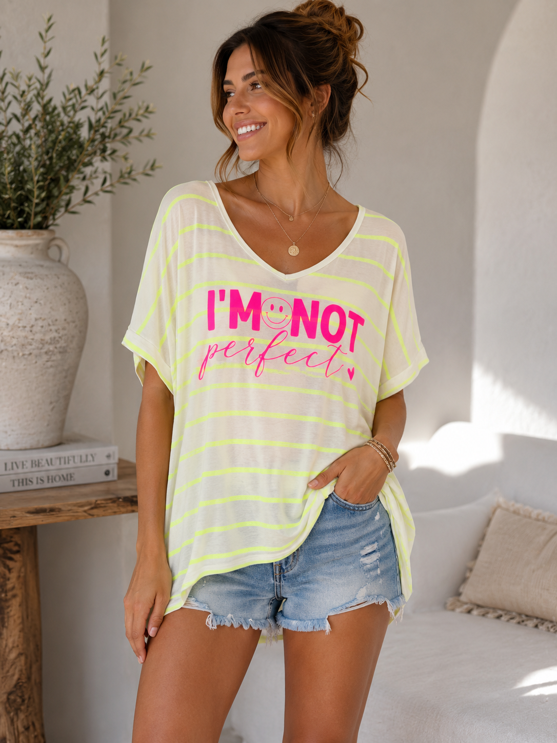 I ‚ am Not Perfect  Statement Shirt