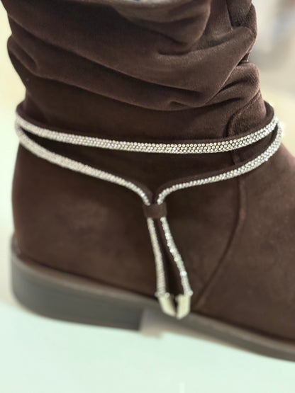 Glitzer Boots in der Trend Farbe 36-41