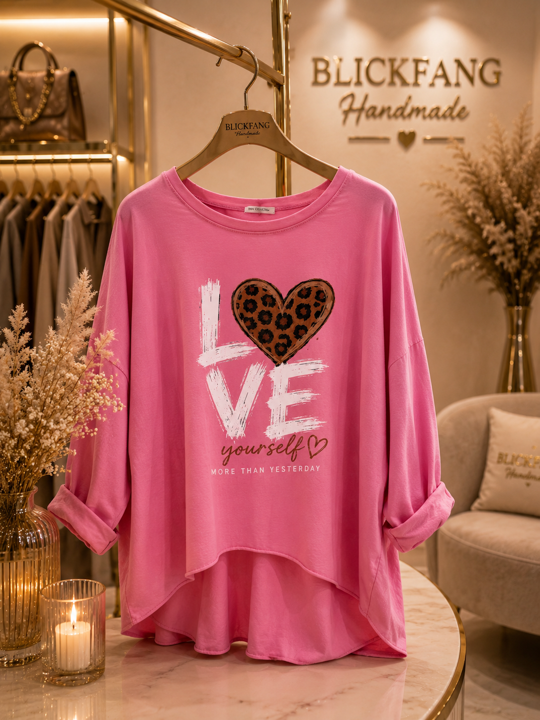 Wild Leo Love Oversize Shirt | Gr. 42–52 | 3 Farben