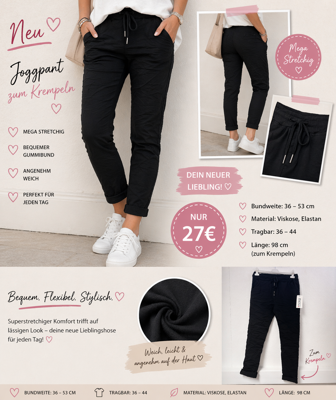 Joggpant Liebe 🥰 in 6 Farben