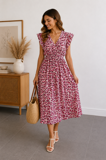 Musselin Leo Kleid