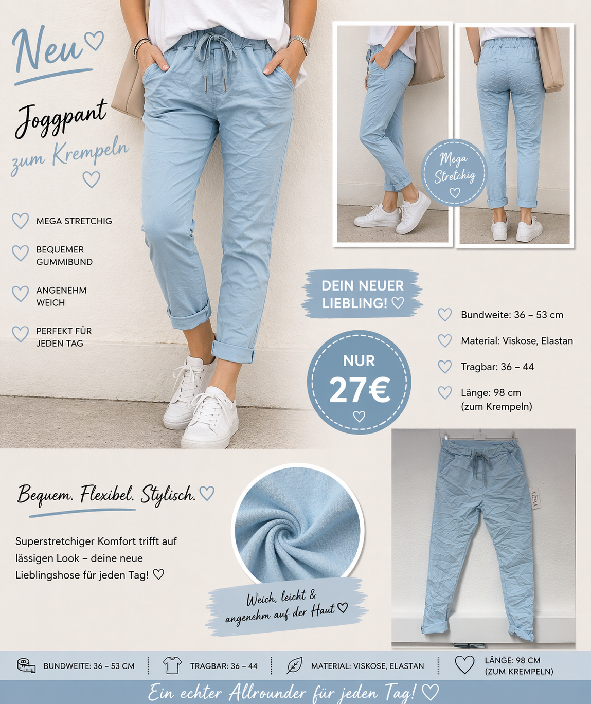 Joggpant Liebe 🥰 in 6 Farben