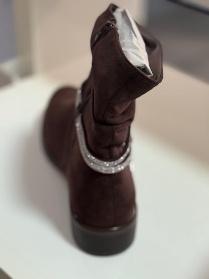 Glitzer Boots in der Trend Farbe 36-41