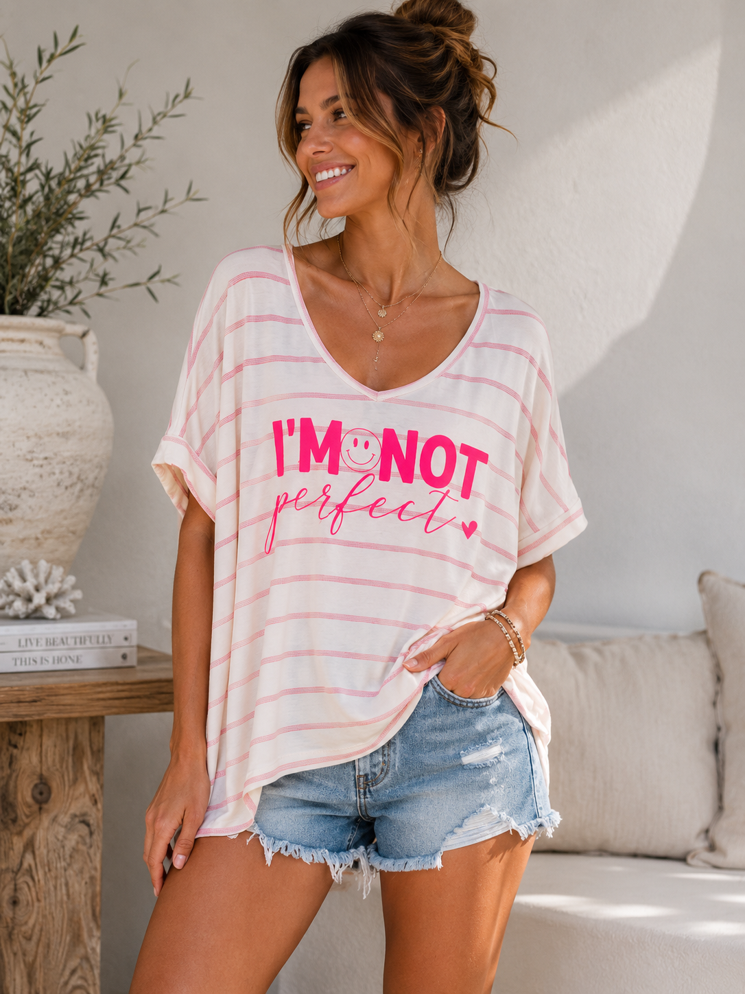 I ‚ am Not Perfect  Statement Shirt