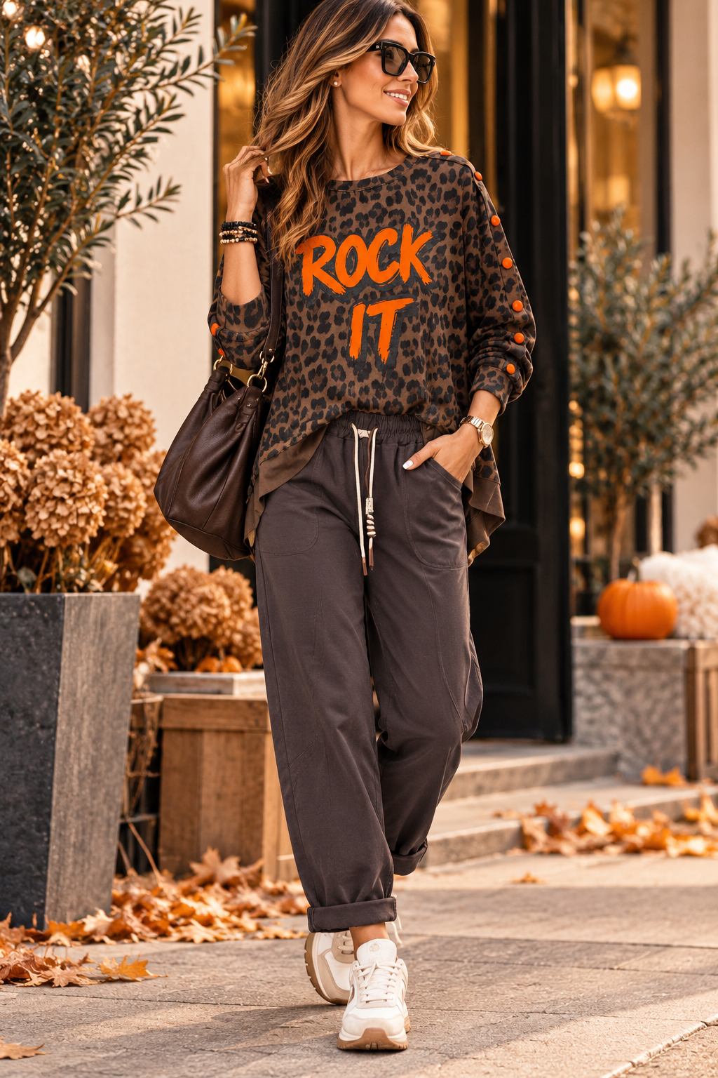 ROCK IT Leo Oversize Sweater – Statement-Pullover mit Knopfdetails | Bestseller