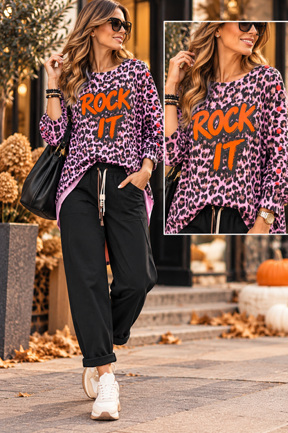 ROCK IT Leo Oversize Sweater – Statement-Pullover mit Knopfdetails | Bestseller