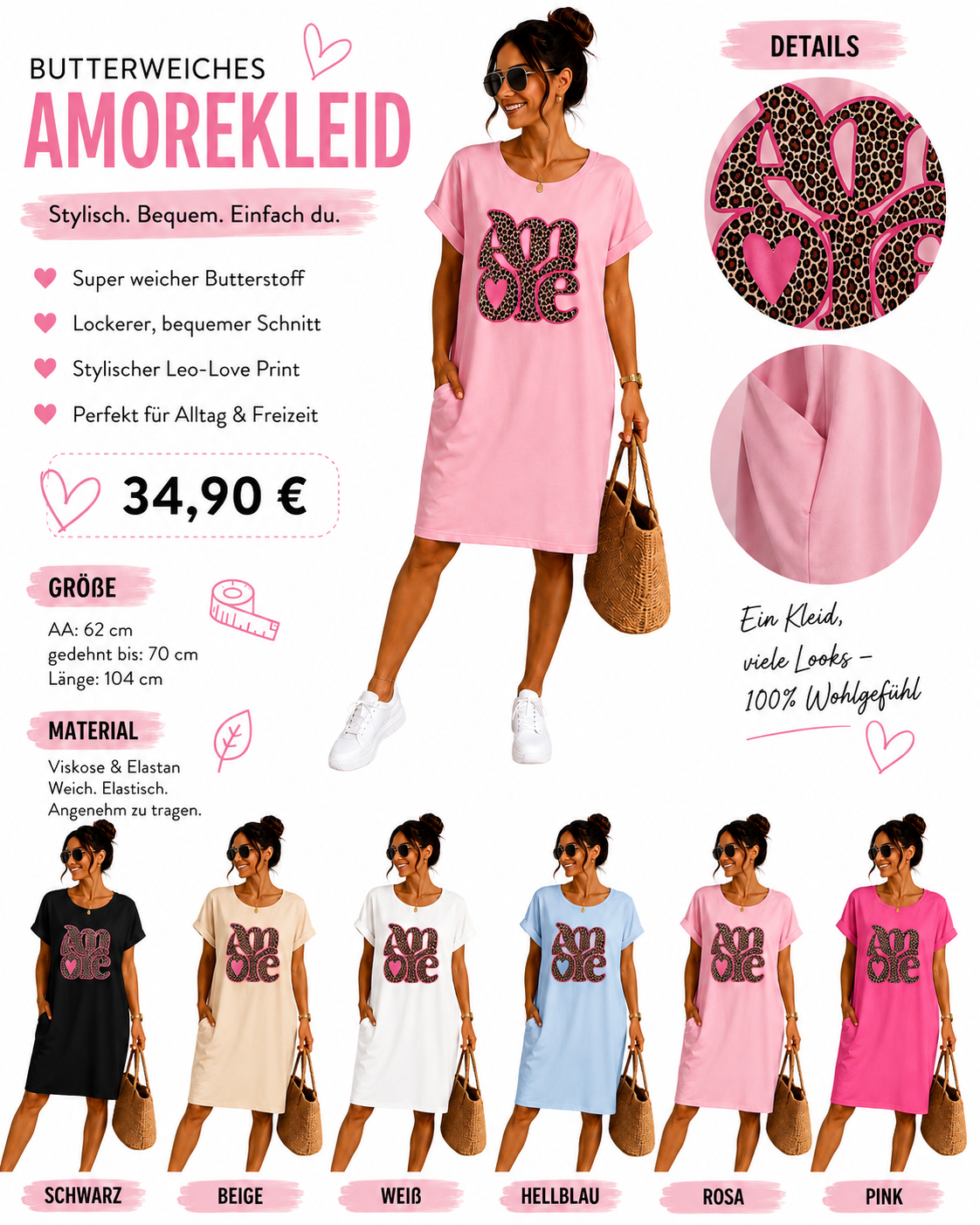 Butter weiches Amorekleid
