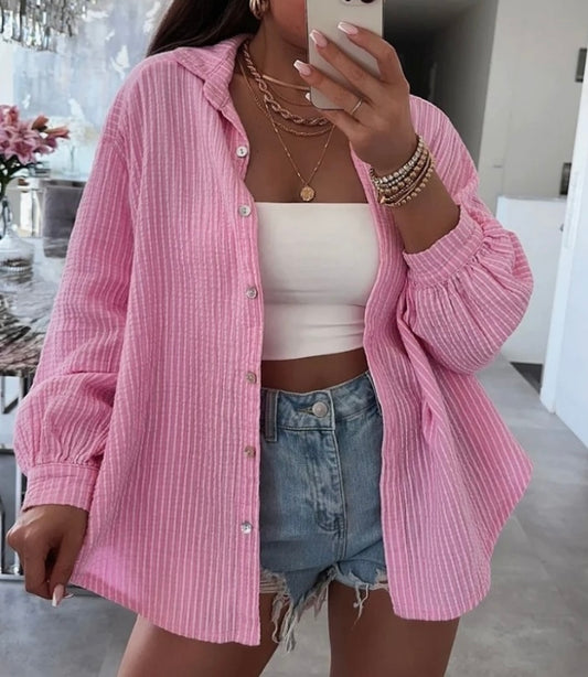 Musselin Bluse gestreift „ Vany“