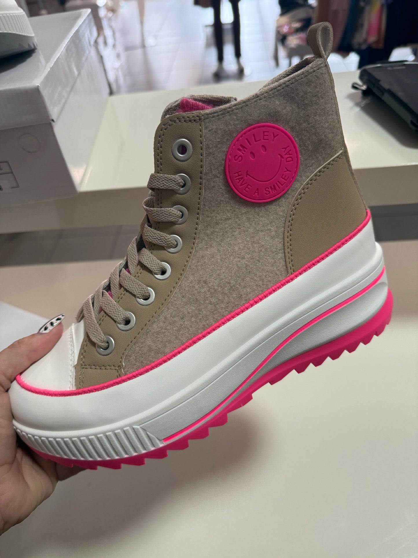 Top High Sneaker Smiley 36-41