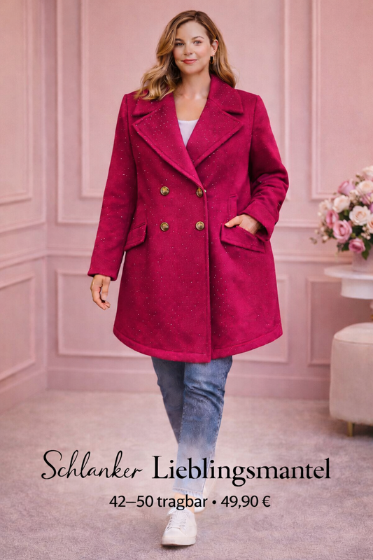 ✨ Luxuriöser Statement-Mantel mit eleganter Linie ✨