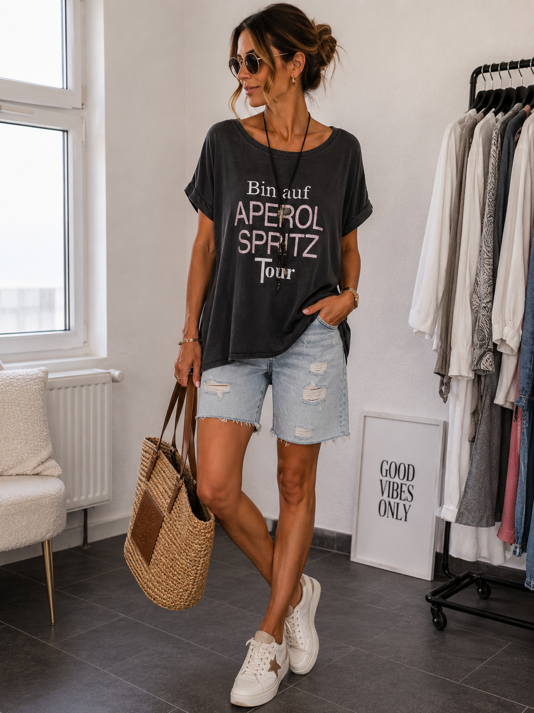 Statement Shirt ‚ Aperol ……