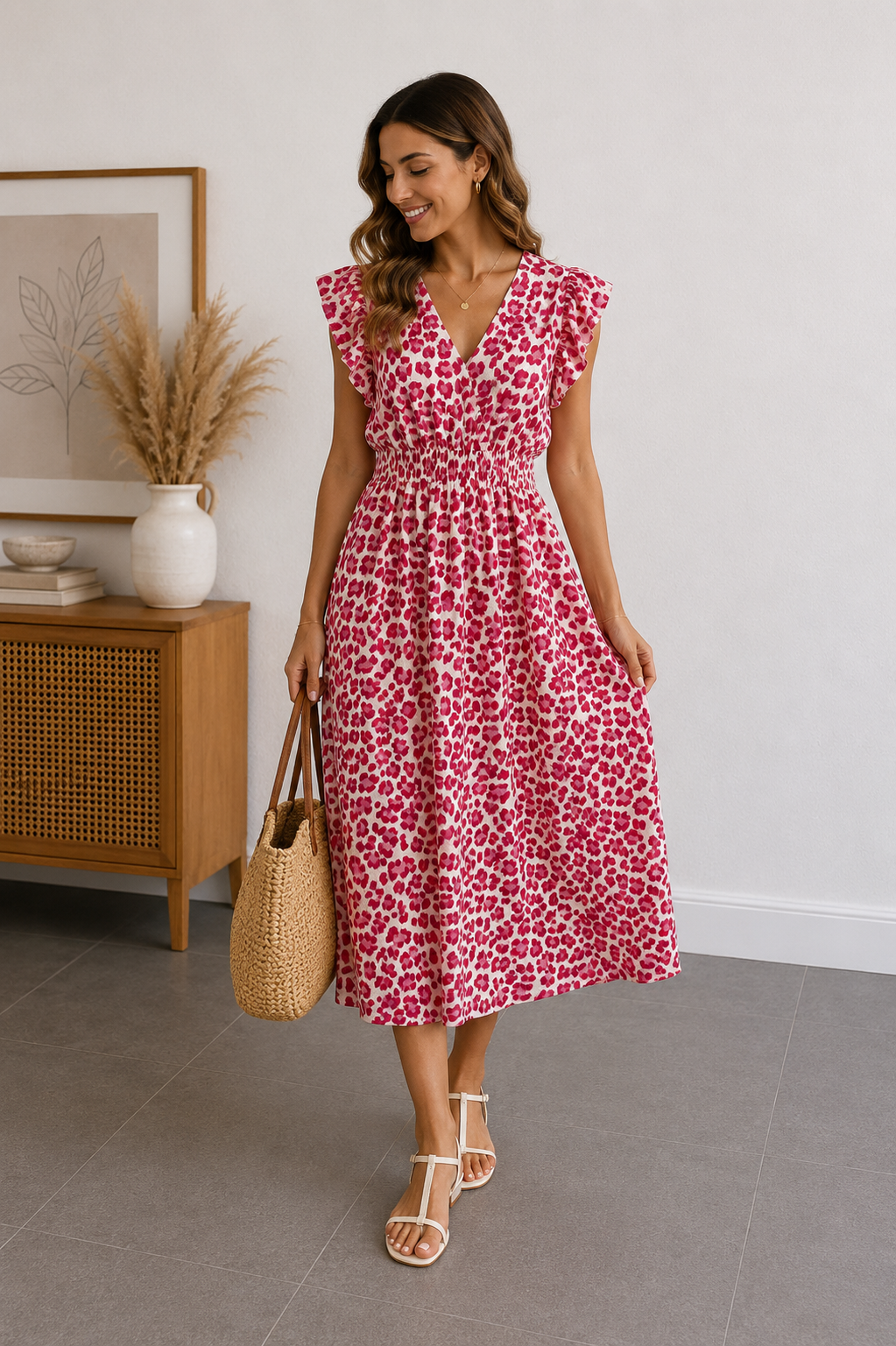 Musselin Leo Kleid