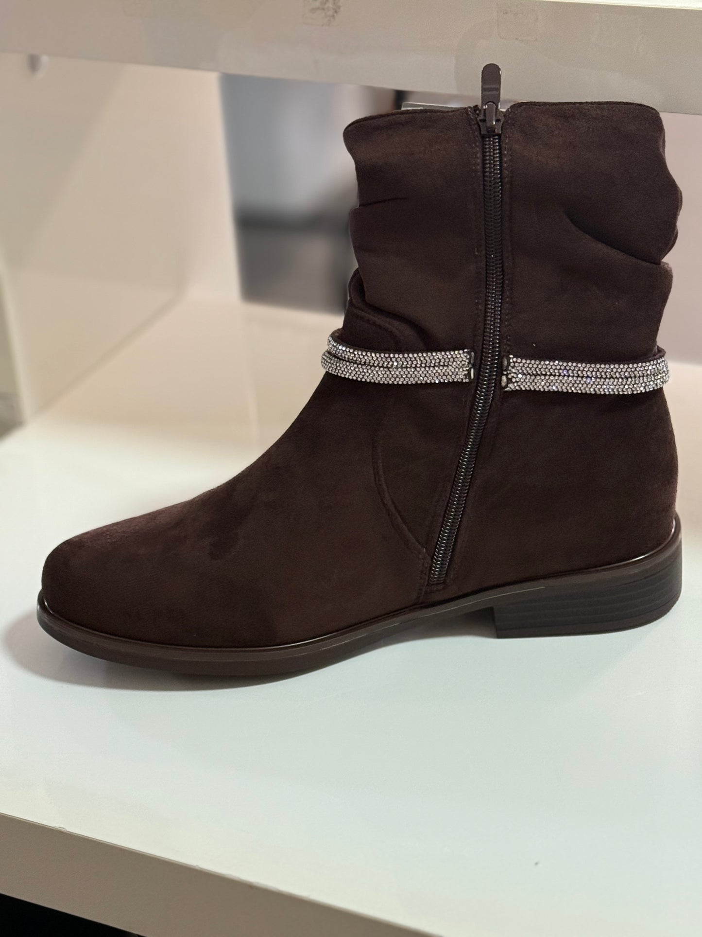 Glitzer Boots in der Trend Farbe 36-41