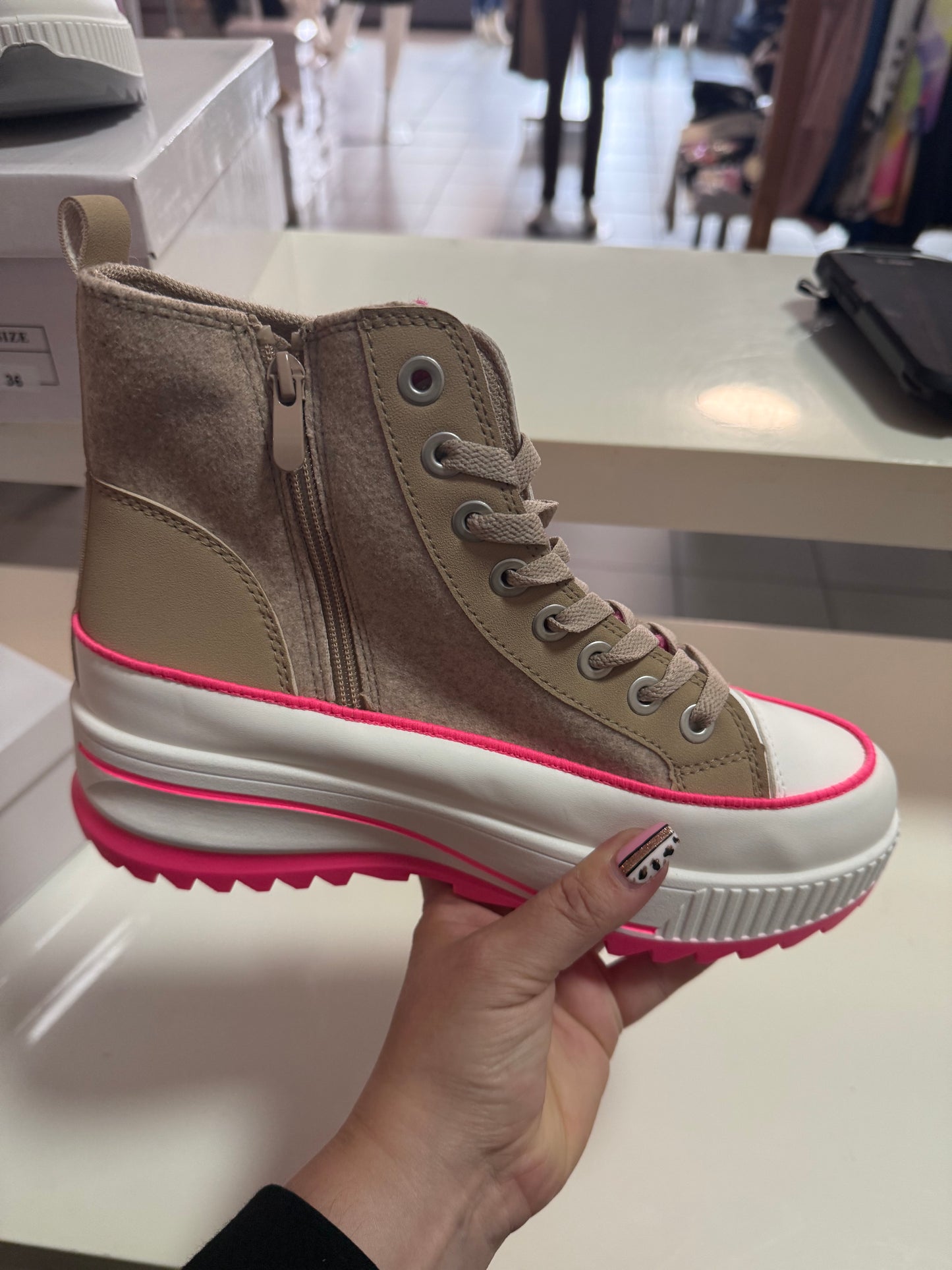 Top High Sneaker Smiley 36-41