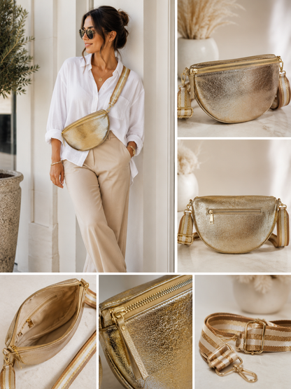 Halbmond Crossbody Bag in 3 Farben