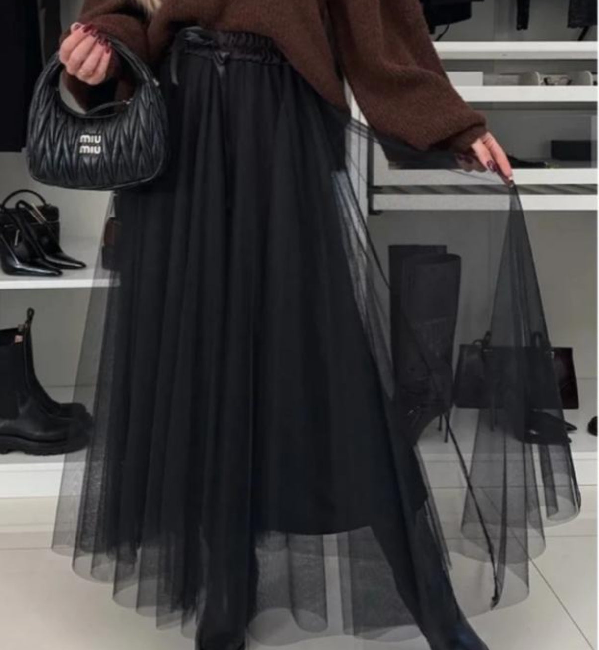✨ Eleganter Tüll-Maxirock – Zeitlose Eleganz trifft auf modernen Chic! ✨