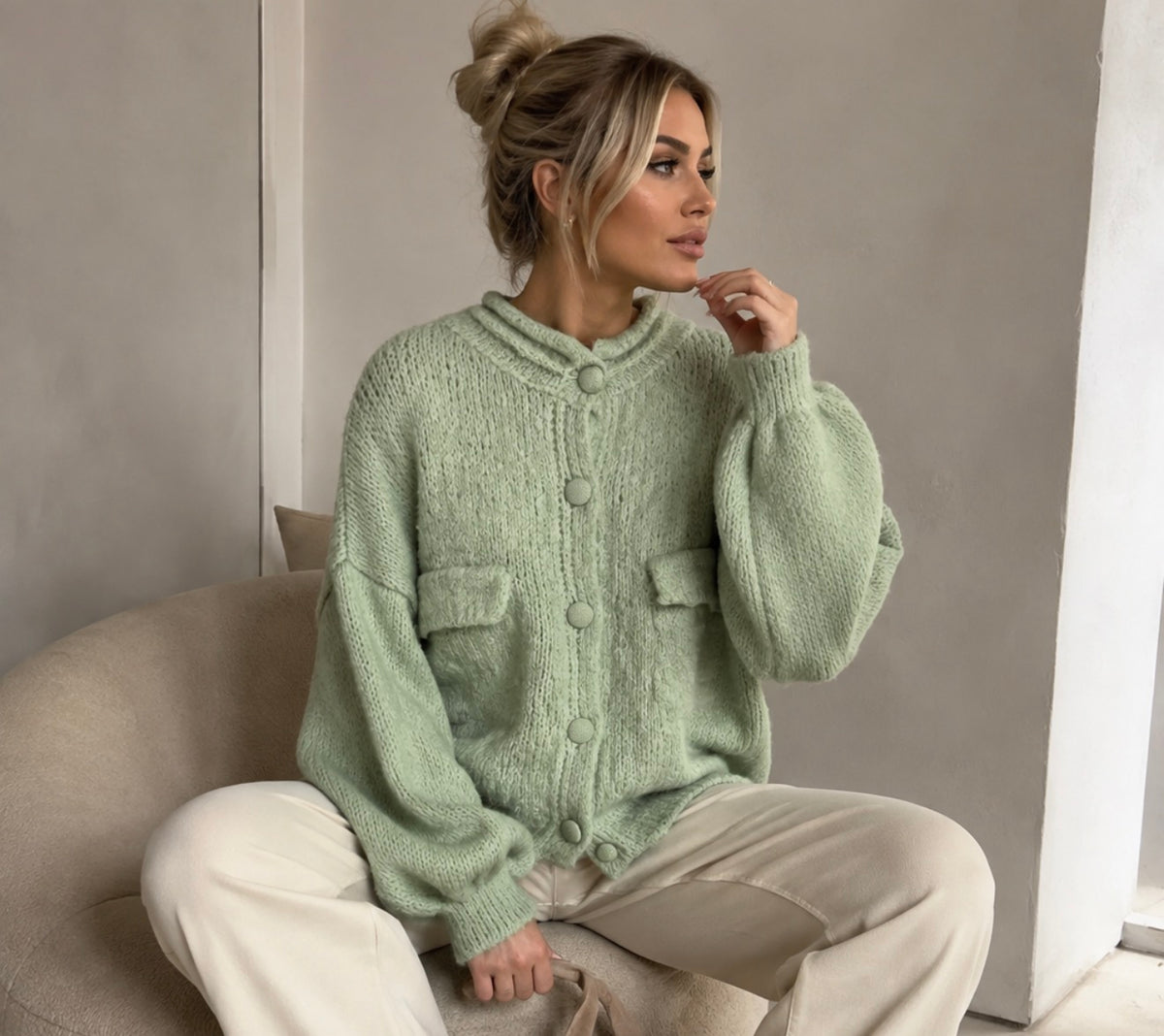 Premium Kuschel-Strickjacke – Weicher Cardigan in 9 Farben